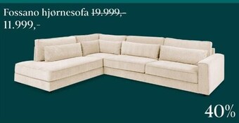 Fossano hjørnesofa