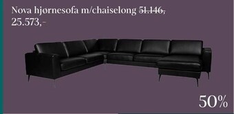 Nova hjørnesofa m/chaiselong
