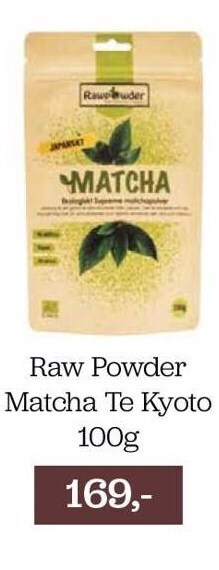 Raw powder matcha te kyoto 100g