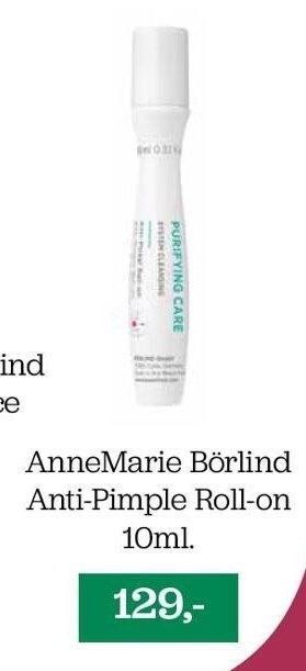 Helsemin Annemarie börlind anti-pimple roll-on 10ml tilbud