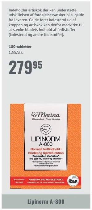 Helsam Lipinorm a-800 tilbud
