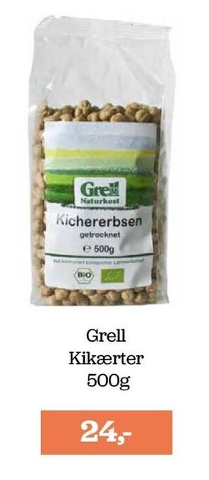 Helsemin Grell kikærter 500g tilbud