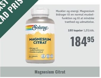 Helsam Magnesium citrat tilbud