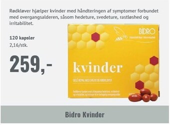 Helsam Bidro kvinder tilbud
