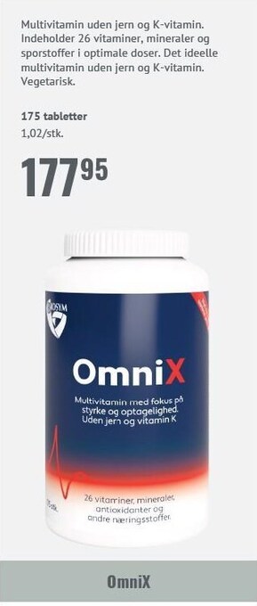 Helsam Omnix tilbud