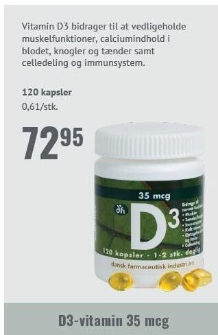 D3-vitamin 35 mcg