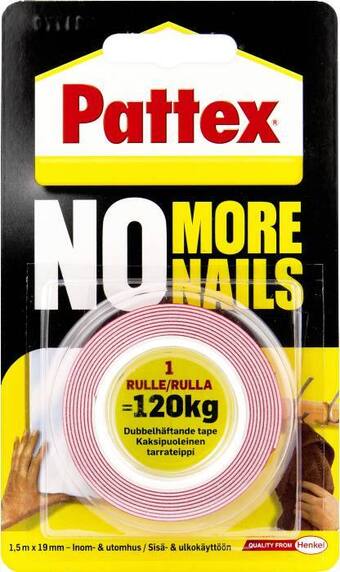 Pattex no more nails montagetape 1,5 meter