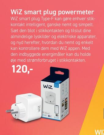 Johannes Fog Wiz smart plug powermeter tilbud