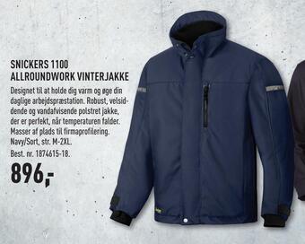 Snickers 1100 allroundwork vinterjakke