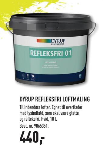 Dyrup refleksfri loftmaling