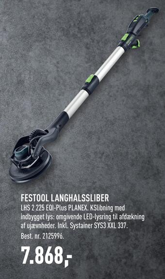 Johannes Fog Festool langhalssliber tilbud
