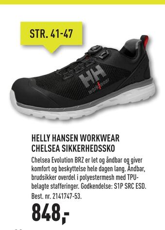 Johannes Fog Helly hansen workwear chelsea sikkerhedssko tilbud