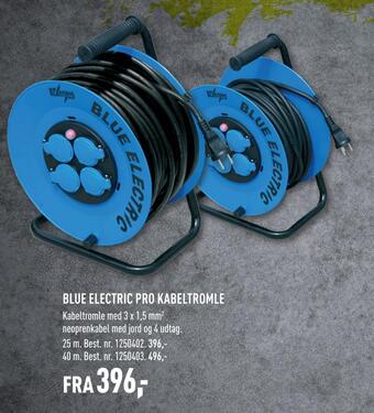 Blue electric pro kabeltromle