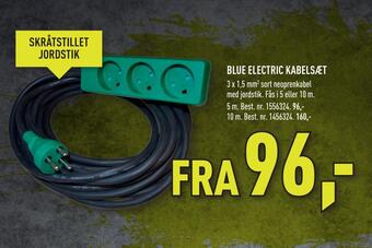Blue electric kabelsæt