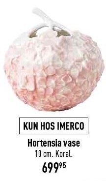 Imerco Hortensia vase tilbud