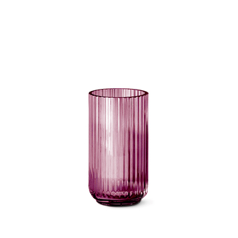 Kop & Kande Lyngby vase i glas lilla 20 cm tilbud