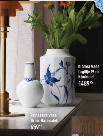 Imerco Prinsesse vase eller blomst vase tilbud
