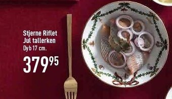 Imerco Stjerne riflet jul tallerken tilbud