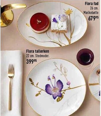 Flora fad eller tallerken