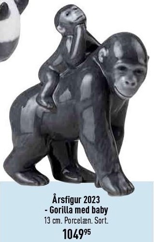 Imerco Årsfigur 2023 - gorilla med baby tilbud