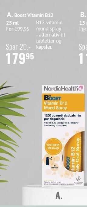 Helsam Boost vitamin b12 tilbud