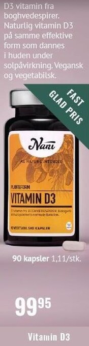 Helsam Vitamin d3 tilbud