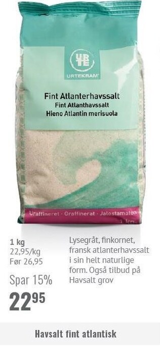 Havsalt fint atlantisk