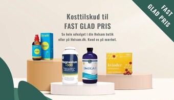 Helsam Kosttilskud til fast glad pris tilbud
