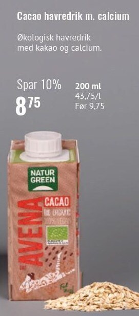 Cacao havredrik m. calcium