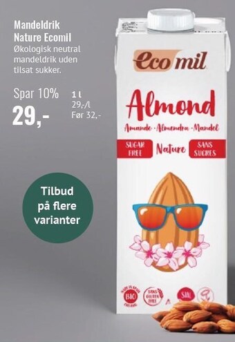 Mandeldrik nature ecomil