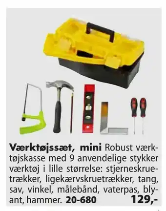 Biltema Værktøjssæt, mini tilbud
