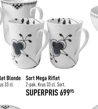 Imerco Sort mega riflet tilbud