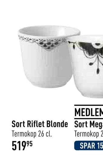Imerco Sort riflet blonde tilbud