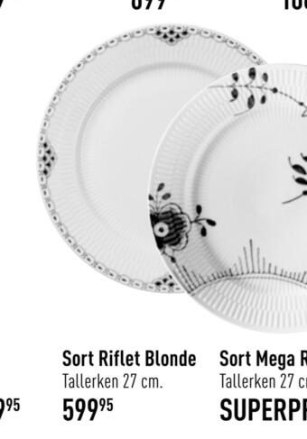 Imerco Sort riflet blonde tilbud