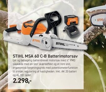 Johannes Fog Stihl motorsav tilbud