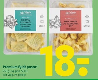 Premium fyldt pasta