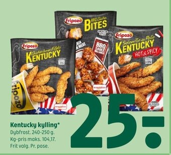 Coop 365 Kentucky kylling tilbud