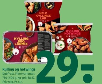 Coop 365 Kylling og hotwings tilbud