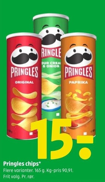 Coop 365 Pringles chips tilbud