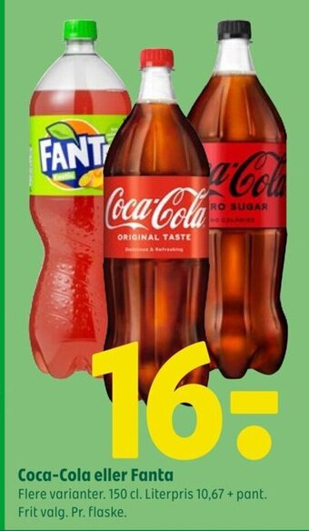 Coop 365 Coca-Cola eller Fanta tilbud