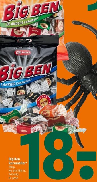 Coop 365 Big Ben karameller tilbud