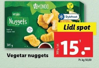 Lidl Vegetar nuggets tilbud