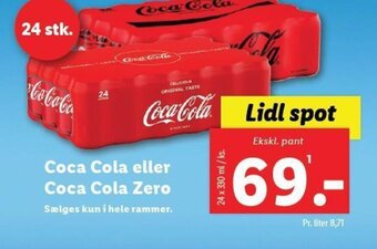 Coca Cola eller Coca Cola Zero