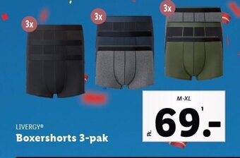 LIVERGY Boxershorts 3-pak