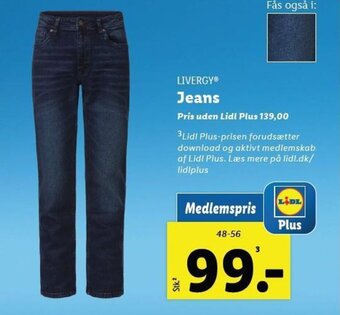 Lidl LIVERGY Jeans tilbud