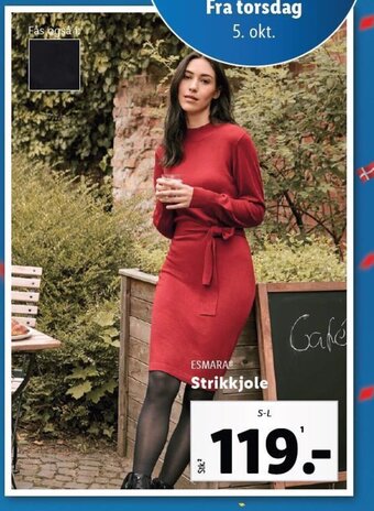 Lidl ESMARA Strikkjole tilbud