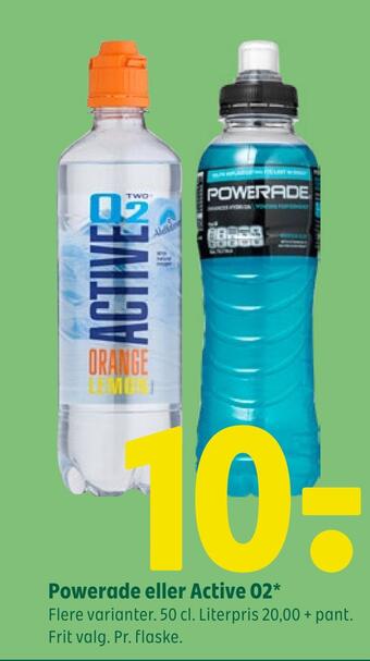 Coop 365 Powerade eller active o2 tilbud
