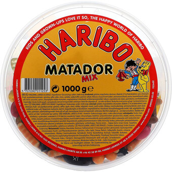 Haribo matador mix 1 kg - maks 1 stk. pr. ordre