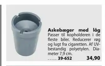Biltema Askebæger med låg tilbud