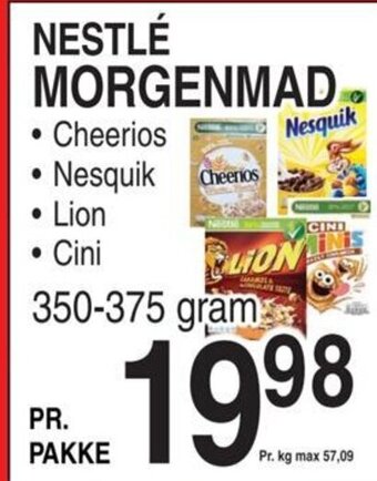 ABC Lavpris NESTLÉ MORGENMAD tilbud